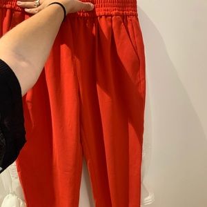 JOIE M red adjustable pants